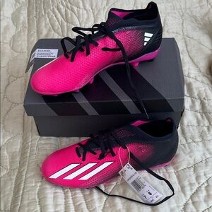 adidas Pink and Black Athletic Shoes